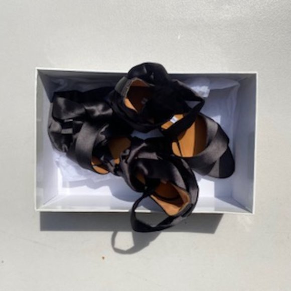 Strappy Satin Sandal - Picture 2 of 8